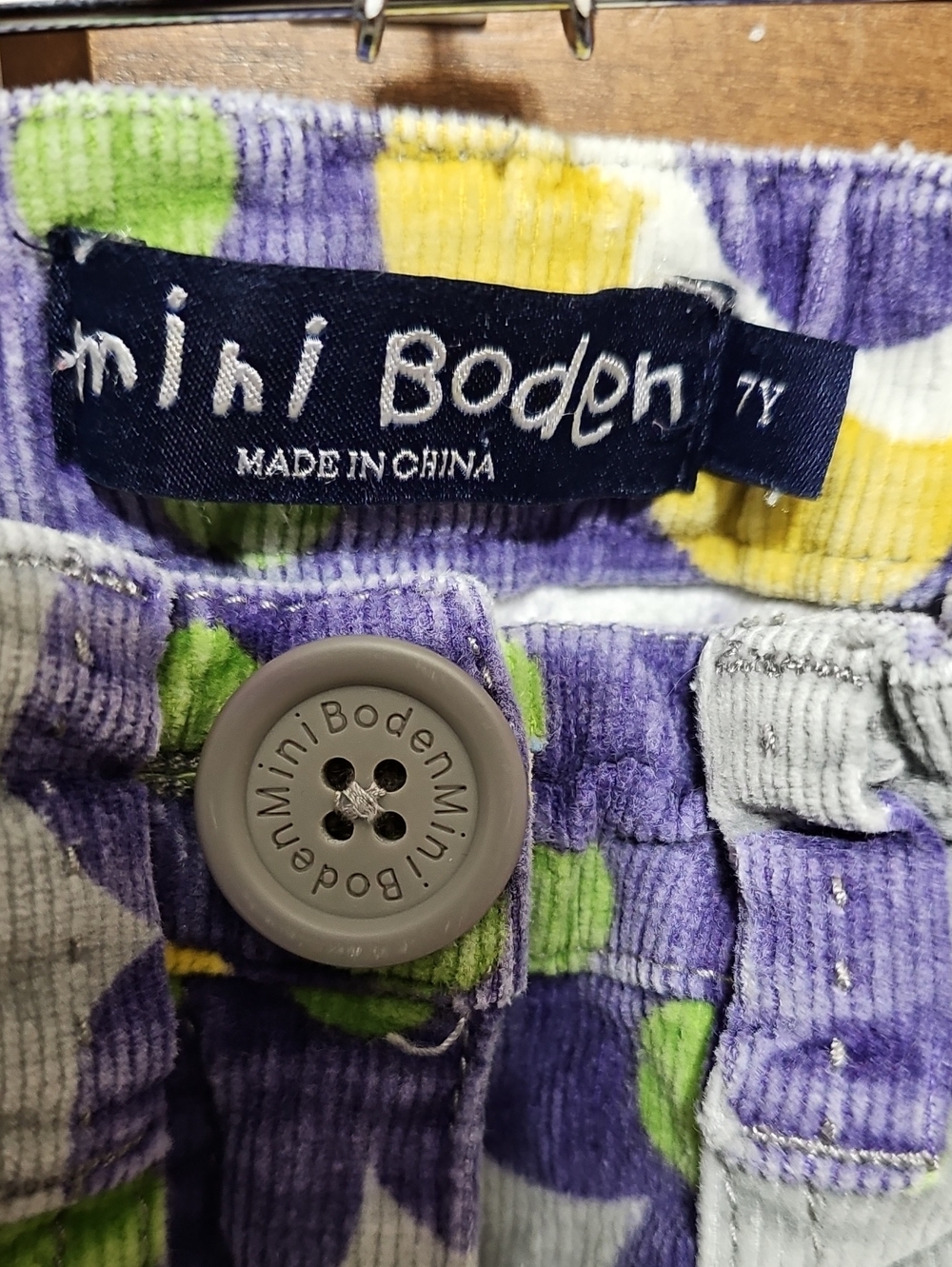 Mini Boden Funky Flared Cordouroy Pants - Picture 6 of 8